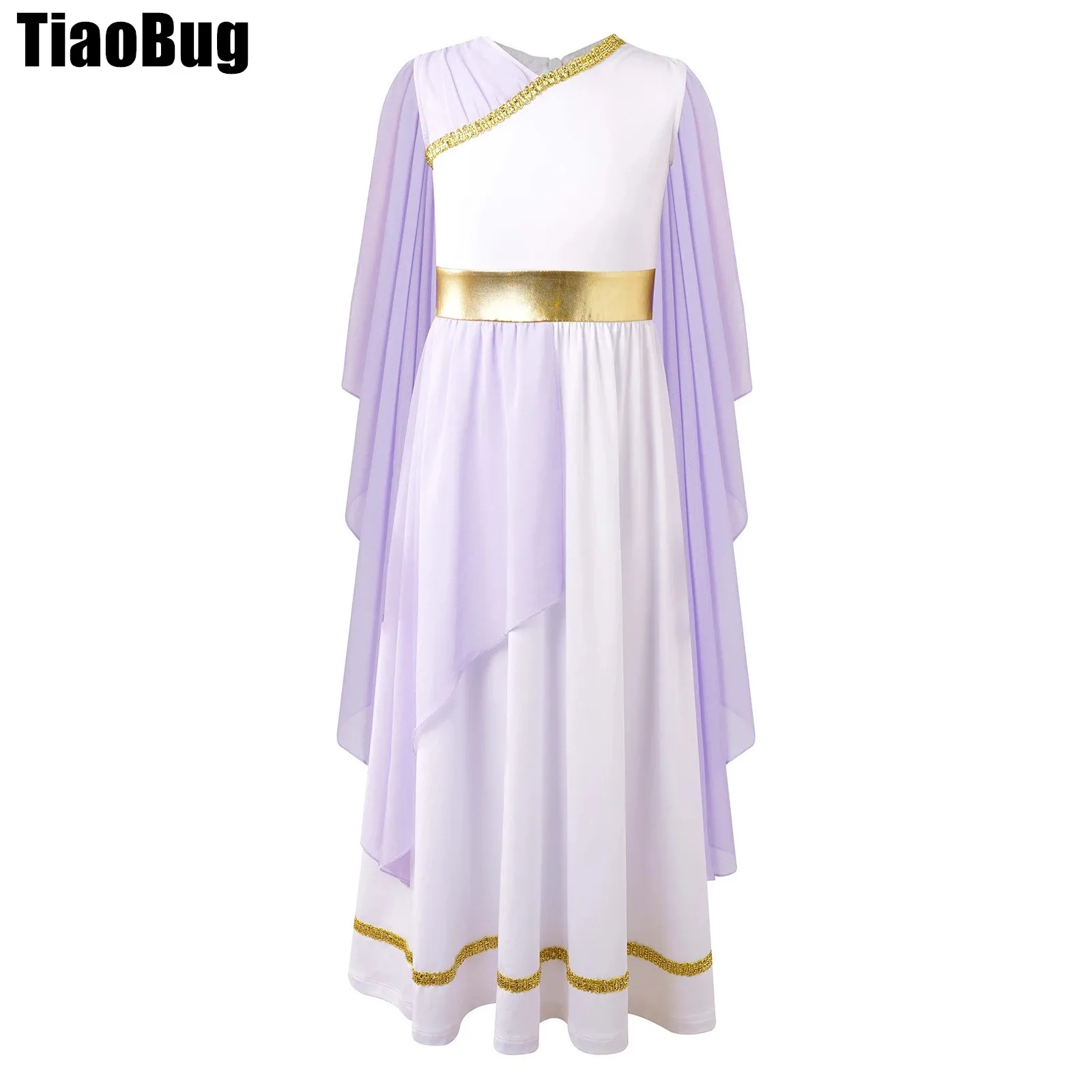 Kids Girls Ancient Greek Cosplay Costume Halloween Grecian Sleeveless Gown Dress Shawls Patchwork Flowy Dress
Kids Girls Ancient Greek Cosplay Costume Halloween Grecian Sleeveless Gown Dress Shawls Patchwork Flowy Dress