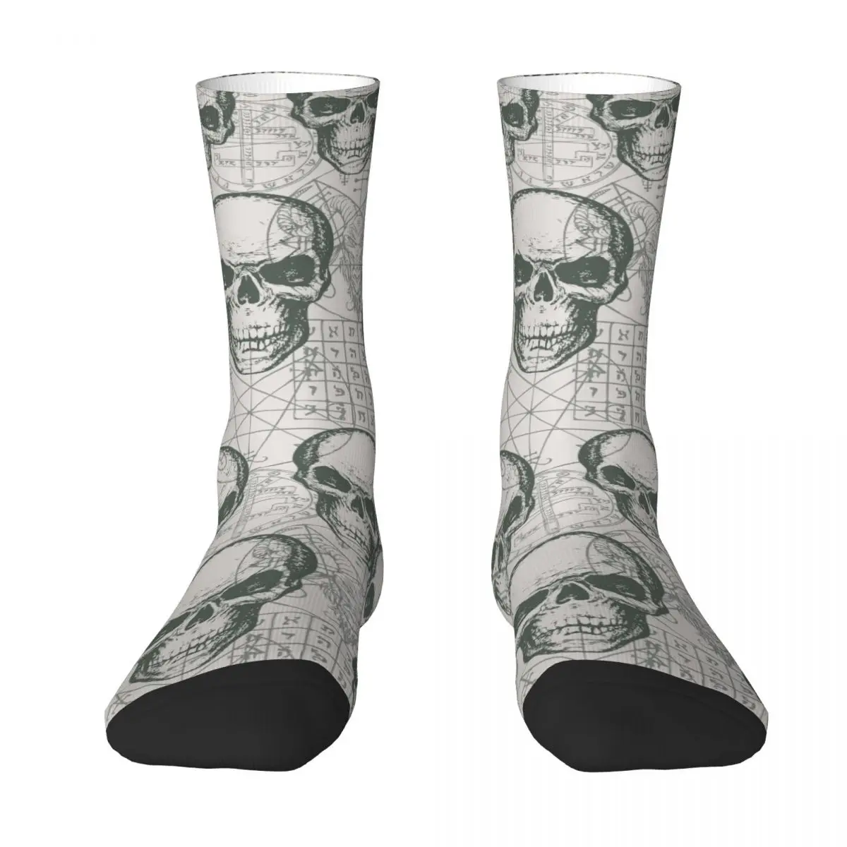 

Magic Terror Skull Sock Socks Men Women Polyester Stockings Customizable Design