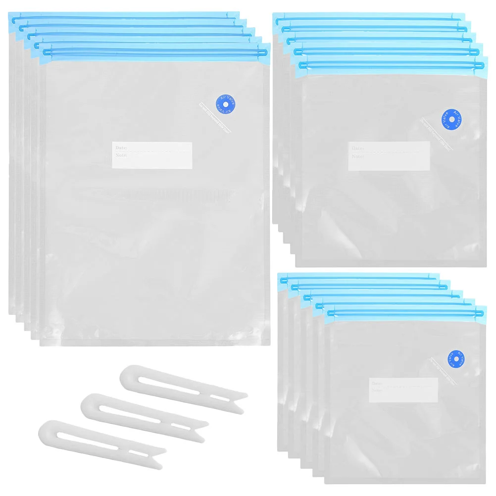1 Set Reusable Vacuum Food Storage Bags Food Fresh Keeping Bags Food Sealer Bags With Clips
1 Set Reusable Vacuum Food Storage Bags Food Fresh Keeping Bags Food Sealer Bags With Clips