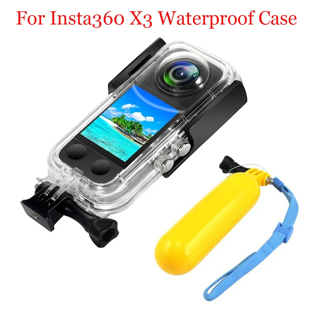 Водонепроницаемые корпуса для панорамной спортивной камеры Insta360 X3, погружной корпус для дайвинга на 40 м, аксессуары для Insta360 ONE X3
Водонепроницаемые корпуса для панорамной спортивной камеры Insta360 X3, погружной корпус для дайвинга на 40 м, аксессуары для Insta360 ONE X3