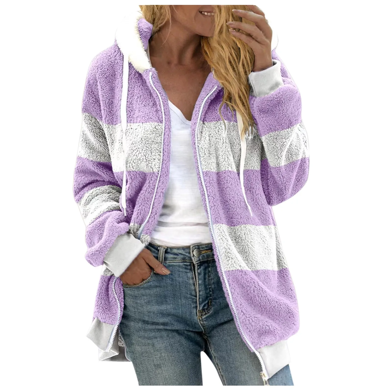 Women'S Fashion Casual Loose Down Coats Plush Striped Stitching Hooded Japanese Y2k Winter Keep Warm Jacket Coat омбер женский
Women'S Fashion Casual Loose Down Coats Plush Striped Stitching Hooded Japanese Y2k Winter Keep Warm Jacket Coat омбер женский