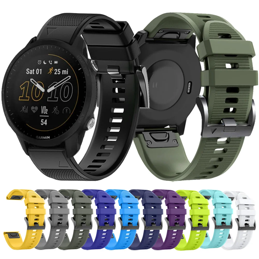 Quick Release Silicone Strap For Garmin Forerunner 955 965 935 945 LTE Instinct 2 Watchband Easyfit 26mm 22mm Bracelet Wristband
Quick Release Silicone Strap For Garmin Forerunner 955 965 935 945 LTE Instinct 2 Watchband Easyfit 26mm 22mm Bracelet Wristband