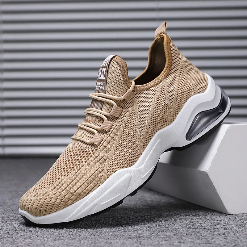 Cheap Hot Sale Khaki Air Cushion Shoes Men Breathable Fabric Men's Original Running Shoes Comfortable Lace-up Men White Sneakers
Cheap Hot Sale Khaki Air Cushion Shoes Men Breathable Fabric Men's Original Running Shoes Comfortable Lace-up Men White Sneakers