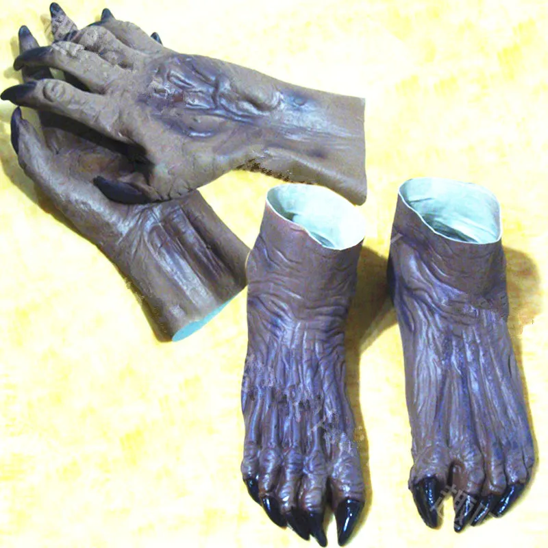 Brown Latex Scary Halloween Devil Cosplay Accessories Unisex Ghost Gloves Boots For Adults Funny Festival Party Gift One Size
Brown Latex Scary Halloween Devil Cosplay Accessories Unisex Ghost Gloves Boots For Adults Funny Festival Party Gift One Size