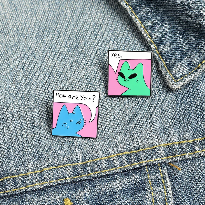Amazing Cat Enamel Lapel Pin Cat Series Metal Brooch Cartoon Enamel Badge Brooches Lapel Badges Animal Jewelry Gift Wholesale
Amazing Cat Enamel Lapel Pin Cat Series Metal Brooch Cartoon Enamel Badge Brooches Lapel Badges Animal Jewelry Gift Wholesale