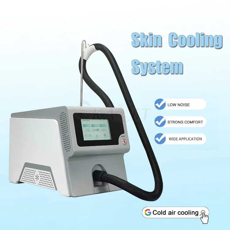 Portable Air Skin Cooler Chiller Cryo Cold Air Skin Cooling Machine for Laser Treatments
Portable Air Skin Cooler Chiller Cryo Cold Air Skin Cooling Machine for Laser Treatments