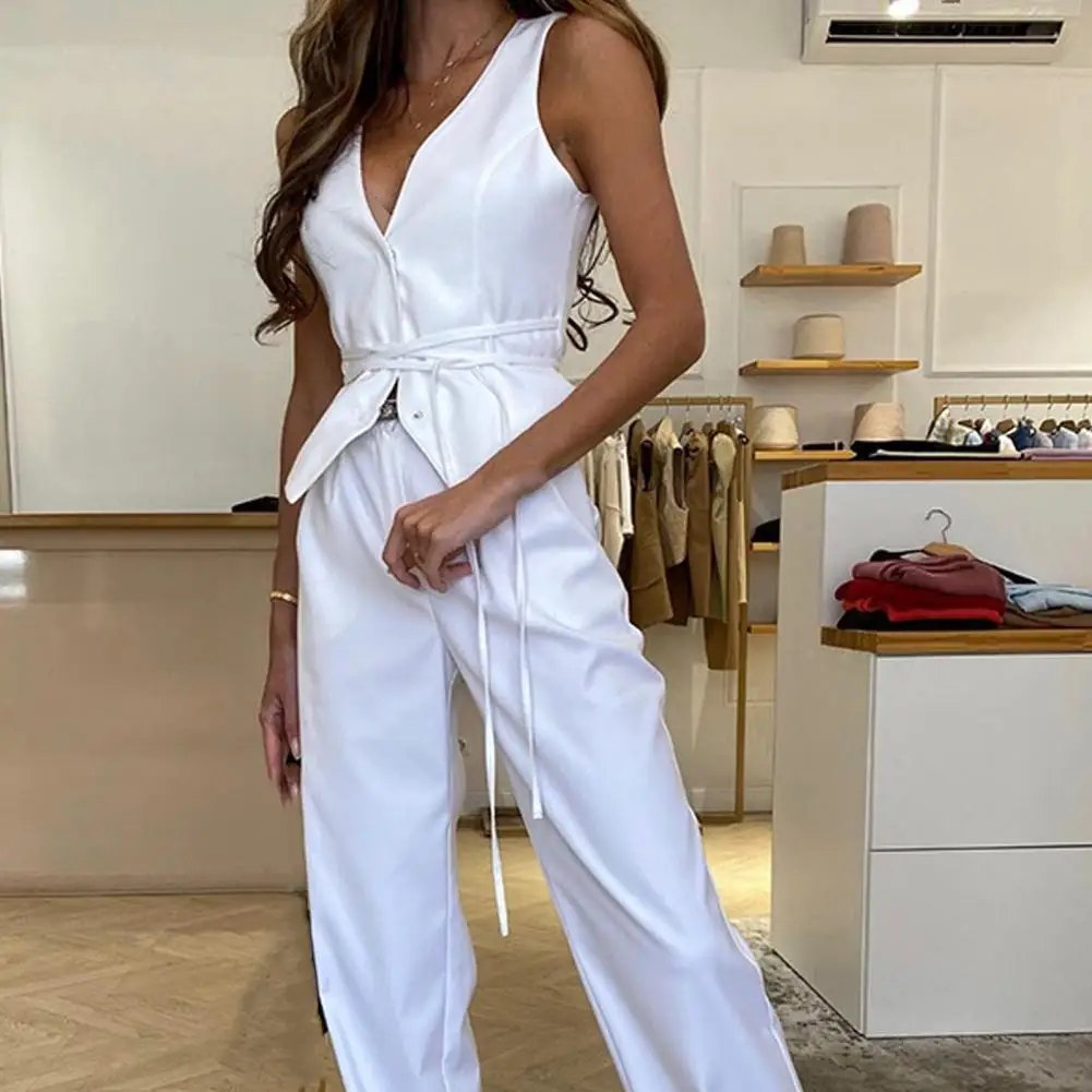Elegant Chic Lace-up V-neck Women Vest Solid Slim Sleeveless Tops Female 2024 Spring Summer Fashion Sexy Lady Streetwear
Elegant Chic Lace-up V-neck Women Vest Solid Slim Sleeveless Tops Female 2024 Spring Summer Fashion Sexy Lady Streetwear