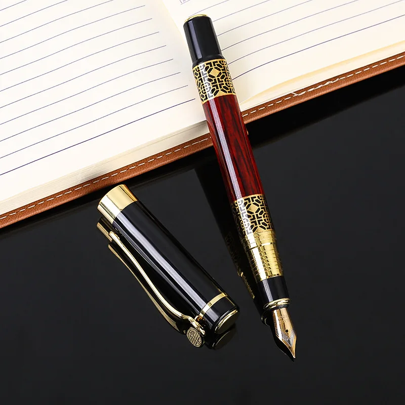 New Mahogany Metal Business Office Pen for Student Writing Posture Calligraphy Gift Pen, A Very Popular Fountain Pen
New Mahogany Metal Business Office Pen for Student Writing Posture Calligraphy Gift Pen, A Very Popular Fountain Pen