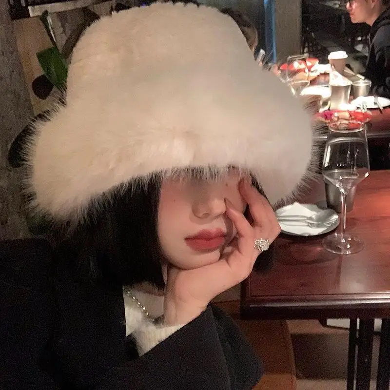 Thickened Warm Fisherman Hat for Women Autumn Winter Bucket Hat Versatile Head Wrap Cap Face Lifting Plush Bonnet
Thickened Warm Fisherman Hat for Women Autumn Winter Bucket Hat Versatile Head Wrap Cap Face Lifting Plush Bonnet