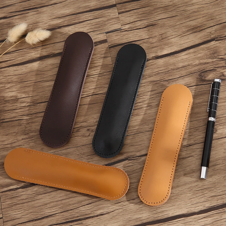 1 PC Handmade Genuine Leather Pen Case Simple Solid Color Pen Pouch Vintage Pen Case Pencil Stationery Bag Gifts School Supplies
1 PC Handmade Genuine Leather Pen Case Simple Solid Color Pen Pouch Vintage Pen Case Pencil Stationery Bag Gifts School Supplies