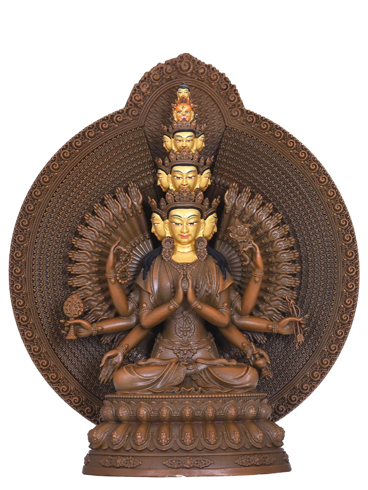 Dum Thangka, тысяча ручных Avalokitesvara Bodhisattva, 7-дюймовая статуя из чистой меди тибетская тантрическая, бронзовая статуя для гостиной
Dum Thangka, тысяча ручных Avalokitesvara Bodhisattva, 7-дюймовая статуя из чистой меди тибетская тантрическая, бронзовая статуя для гостиной