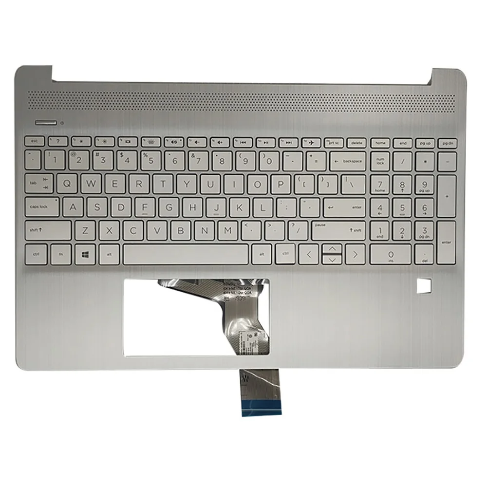 New Palmrest Upper Case Keyboard Bezel Cover For HP 15 dy 15-DY TPN-Q222 US L63579-001 SILVER
New Palmrest Upper Case Keyboard Bezel Cover For HP 15 dy 15-DY TPN-Q222 US L63579-001 SILVER