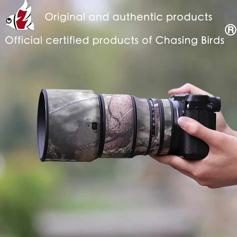 

CHASING BIRDS camouflage lens coat for FUJI GF 110 F2 R LM WR waterproof and rainproof lens protective cover fujifilm 110mm f2