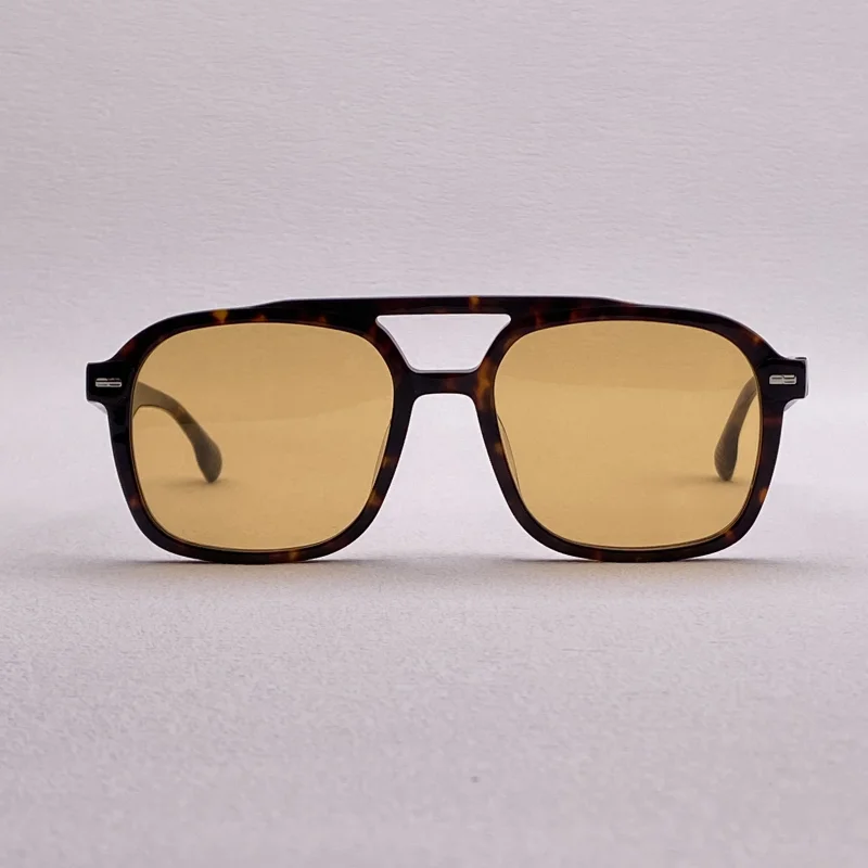 Vintage Sunglasses Men's high quality acetate glasses Twin-beam Sunglasses Polarized UV400 men's colored lens sunglasses
Vintage Sunglasses Men's high quality acetate glasses Twin-beam Sunglasses Polarized UV400 men's colored lens sunglasses