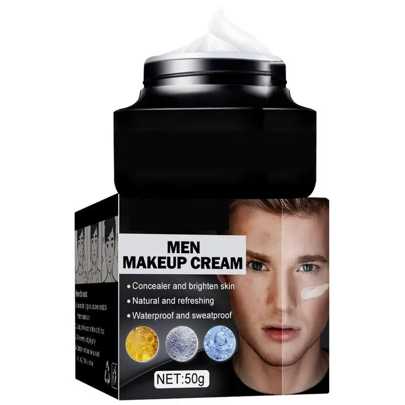 Men Concealer Whitening Cream Base Makeup Oil-control Long-lasting Moisturizing Cosmetics Waterproof Sweatproof Base Makeup
Men Concealer Whitening Cream Base Makeup Oil-control Long-lasting Moisturizing Cosmetics Waterproof Sweatproof Base Makeup