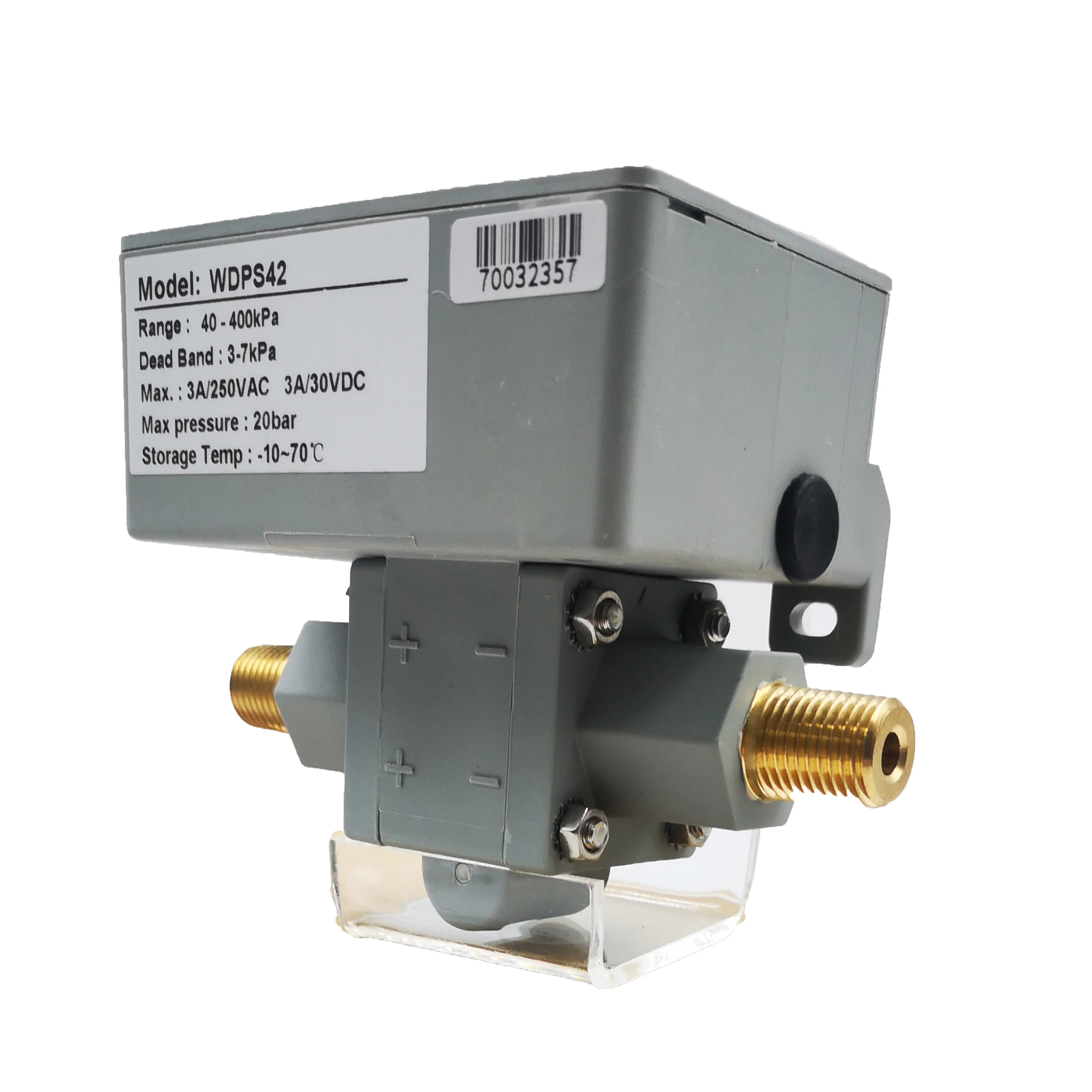 Adjustable Differential Pressure Switch Water Pressure sensor Alarm magnetic alarm switch
Adjustable Differential Pressure Switch Water Pressure sensor Alarm magnetic alarm switch
