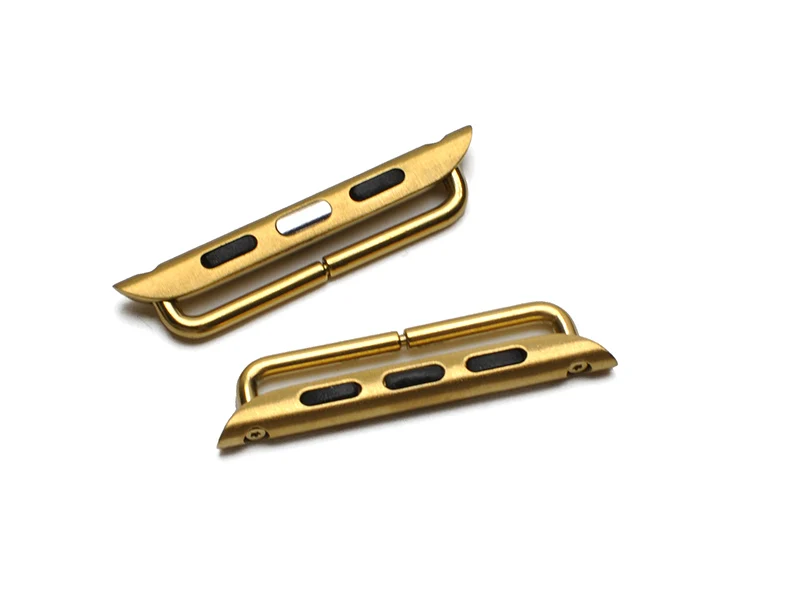 2Pcs Adapter for Apple Watch series 6 SE 5 4 3 iwatch 44mm 42mm 38mm 40mm strap stainless steel Watchband Accessories Connector 2Pcs Adapter for Apple Watch series 6 SE 5 4 3 iwatch 44mm 42mm 38mm 40mm strap stainless steel Watchband Accessories Connector