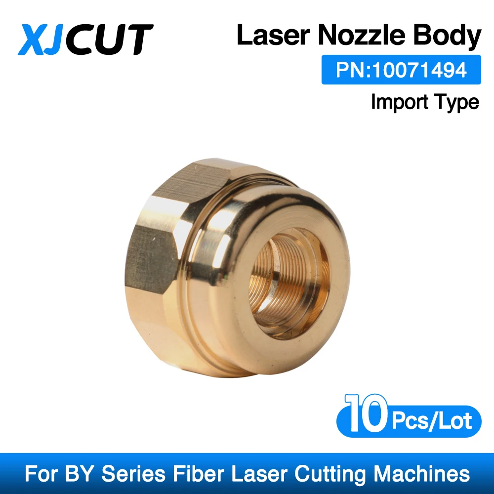 XJCUT 10Pcs/Lot Laser Nozzle Body Ref Pn 10071494 Used For ByStar Fiber Laser Cutting Machines Import Type
XJCUT 10Pcs/Lot Laser Nozzle Body Ref Pn 10071494 Used For ByStar Fiber Laser Cutting Machines Import Type