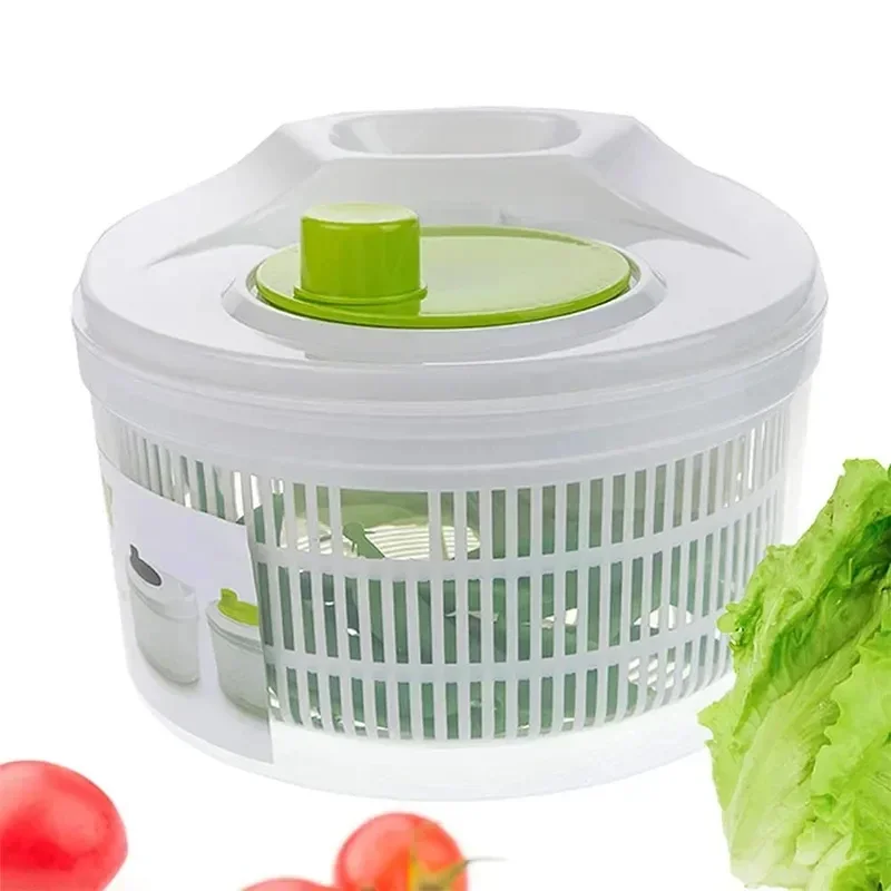 Salad Spinner Lettuce Greens Washer Dryer Drainer Crisper Strainer for Washing Drying Leafy Vegetables Kitchen Tools
Salad Spinner Lettuce Greens Washer Dryer Drainer Crisper Strainer for Washing Drying Leafy Vegetables Kitchen Tools