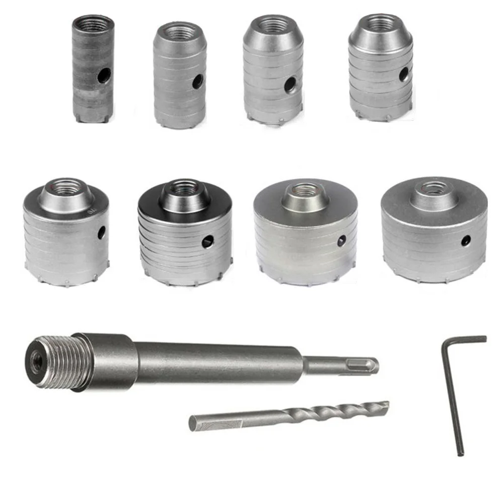 30-100mm SDS Shank Concrete Hole Saw Electric Hollow Core Drill Bit Stone Wall Power Tool Accessories Replacement
30-100mm SDS Shank Concrete Hole Saw Electric Hollow Core Drill Bit Stone Wall Power Tool Accessories Replacement