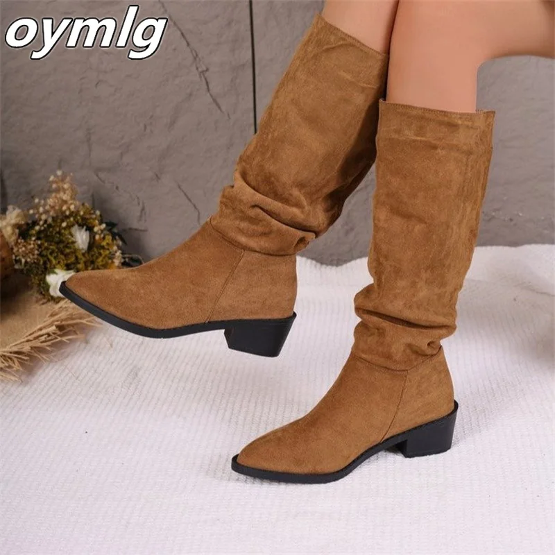 Knight Boots Women's 2023Autumn/Winter New Western Cowboy Boots Thick Heels Over Knee High Boots Middle Heels Stacked Long Boots
Knight Boots Women's 2023Autumn/Winter New Western Cowboy Boots Thick Heels Over Knee High Boots Middle Heels Stacked Long Boots