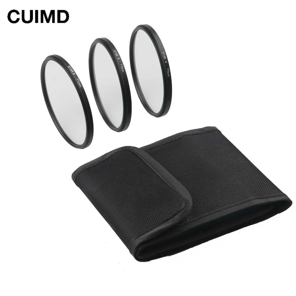 RYH 3 in1 Star Filter Kit 4 6 8 Piont Lens Filters Camera 37 49 52 55 58 62 67 72 77 82 For Canon Nikon Sony DSLR Cameras
RYH 3 in1 Star Filter Kit 4 6 8 Piont Lens Filters Camera 37 49 52 55 58 62 67 72 77 82 For Canon Nikon Sony DSLR Cameras