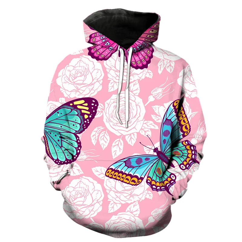 3D New Exquisite Cartoon Butterfly Hoodie Printing Casual Street Apparel Sweatshirt Women's Girls' Large Hip Hop Harajuku Hoodie
3D New Exquisite Cartoon Butterfly Hoodie Printing Casual Street Apparel Sweatshirt Women's Girls' Large Hip Hop Harajuku Hoodie