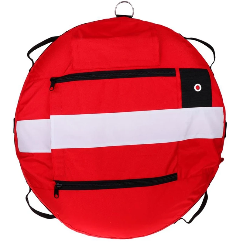 

NEW-Scuba Diving Freediving Training Buoy Diver Down Flag Float Marker Safety Buoyancy Signal Float Diving Gear Accessroy