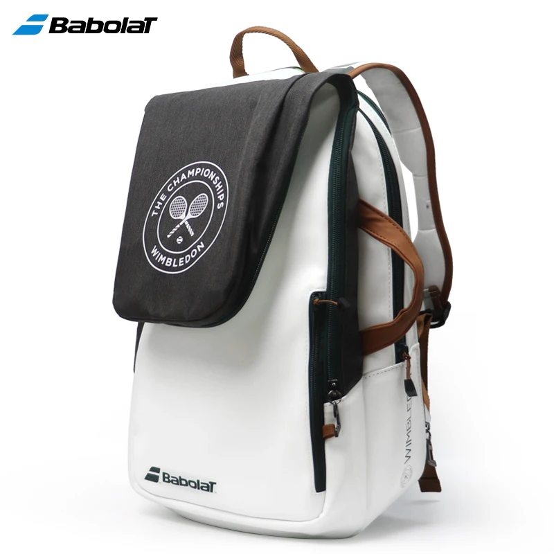 

Genuine Babolat Tennis Backpack Pure Wimbledon Co-branding Tennis Padel Squash Badminton Rackets Bag Large Capacity Raquete Bags
