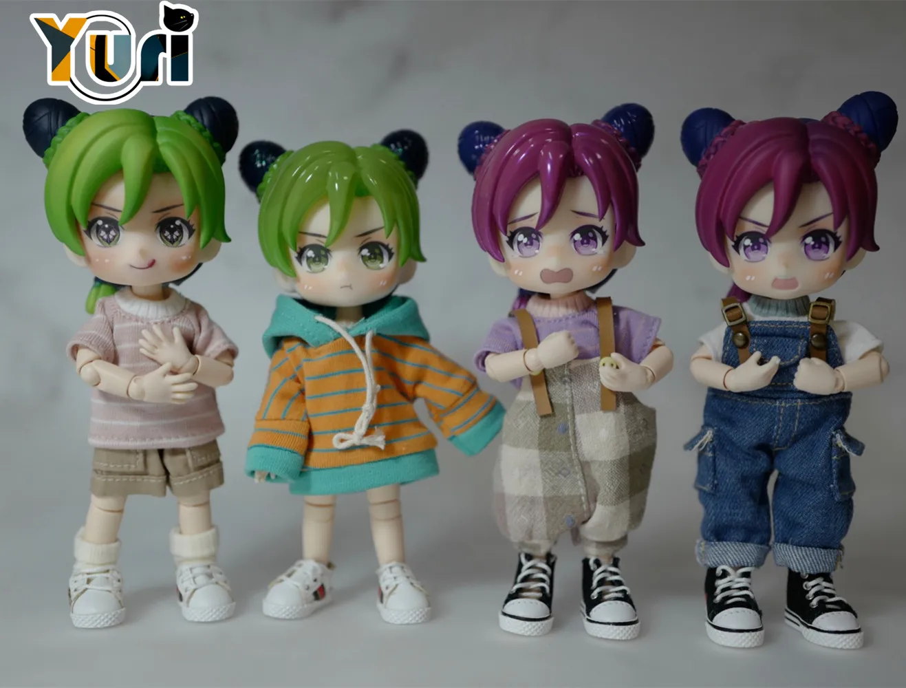 Anime JoJo's Bizarre Adventure Kujoh Jolyne Cosplay OB11 1/12 BJD Doll Wig Hair Handmade Cute C
Anime JoJo's Bizarre Adventure Kujoh Jolyne Cosplay OB11 1/12 BJD Doll Wig Hair Handmade Cute C
