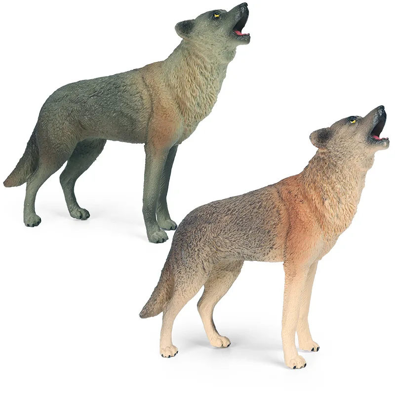 Simulation wild animal model wolf solid static plastic forest animal wolf children cognitive toy ornaments
Simulation wild animal model wolf solid static plastic forest animal wolf children cognitive toy ornaments