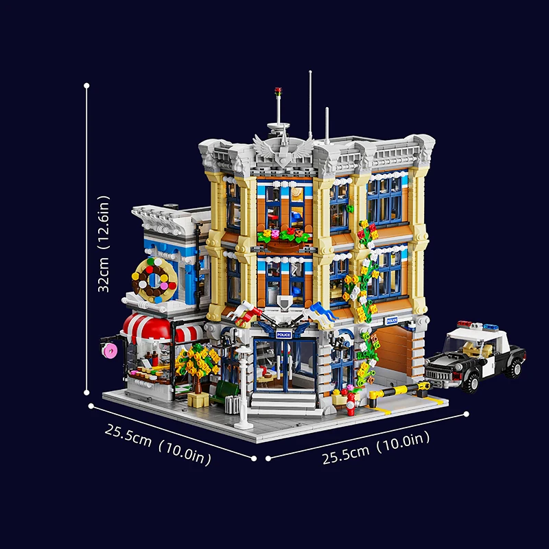Police Station House Buildings Sets,City Apartment Store Model Modular Buildings Blocks Gift for Adults Kids 3200PCS Police Station House Buildings Sets,City Apartment Store Model Modular Buildings Blocks Gift for Adults Kids 3200PCS