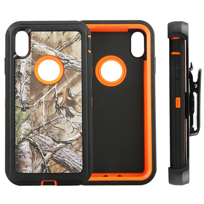 

Armor Case For iPhone 15 14 13 12 11 Pro Max Mini X XS Max XR 6 6s 7 8 Plus Camouflage Defender Case Phone Cover Clip Holster