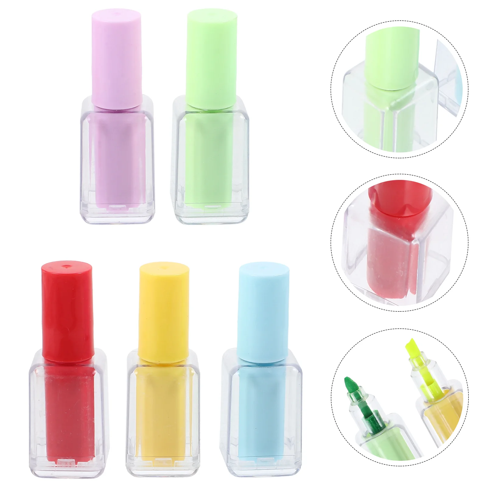 5 Pcs Cartoon Highlighter Mini Highlighters Pens Students Stationery Writing for Nurses Badge
5 Pcs Cartoon Highlighter Mini Highlighters Pens Students Stationery Writing for Nurses Badge