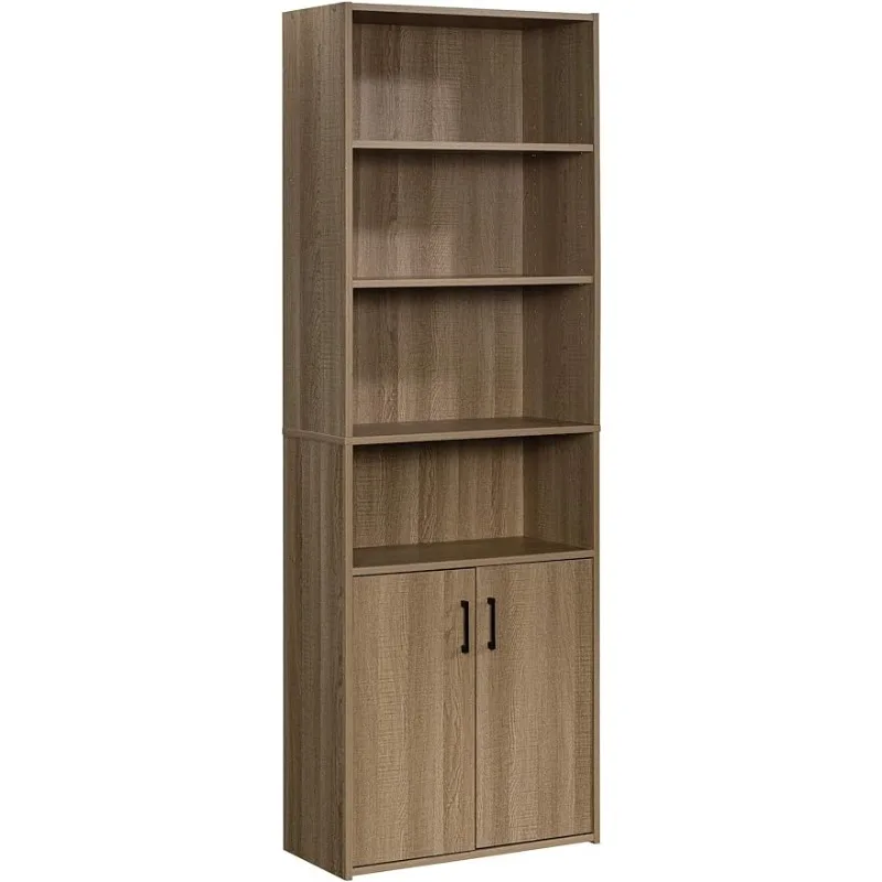 

Sauder Beginnings Bookcase with Doors, L: 24.65" x W: 11.65" x H: 71.14", Summer Oak Finish