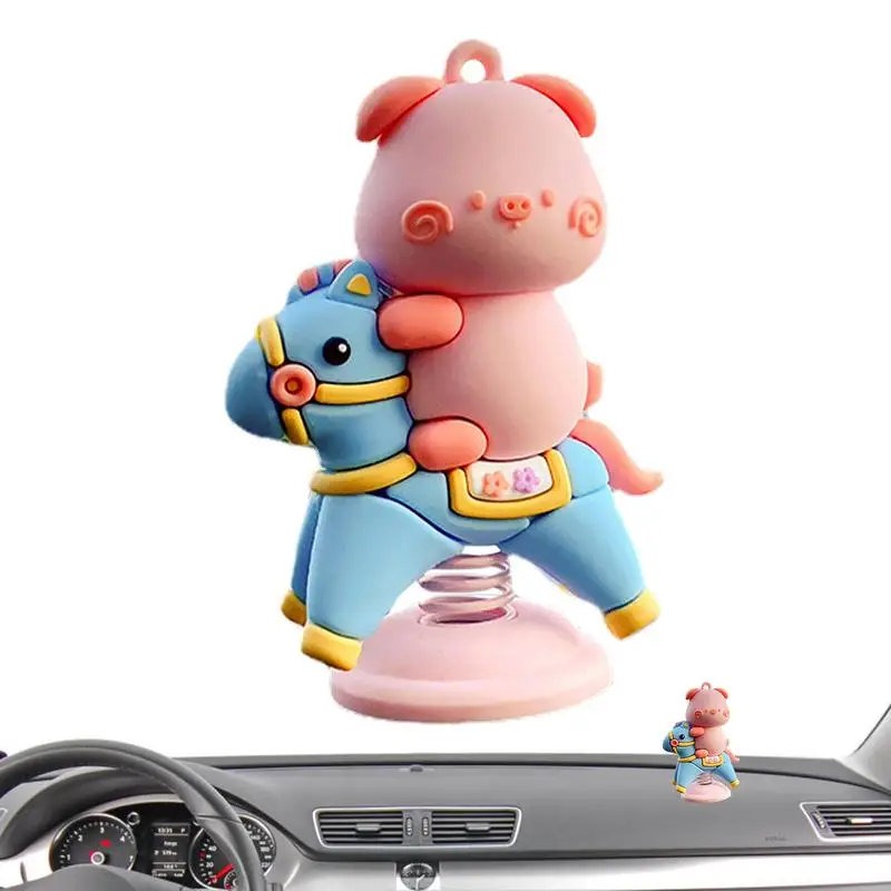 

Dashboard Decor Car Accessories 2023 Cute Shaking Ornaments Auto Assesories Car Supplies Swing Vehicle's Vibration Decorations