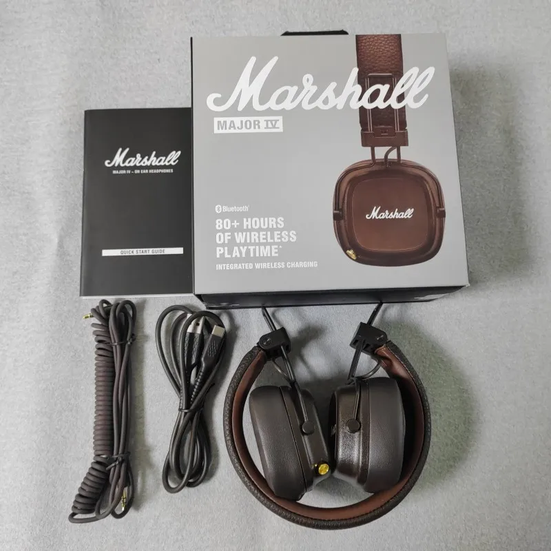 

Original Marshall MAJOR IV Bluetooth Headphones Wireless Earphones Deep Bass Foldable Sport Gaming Headset with Microphone