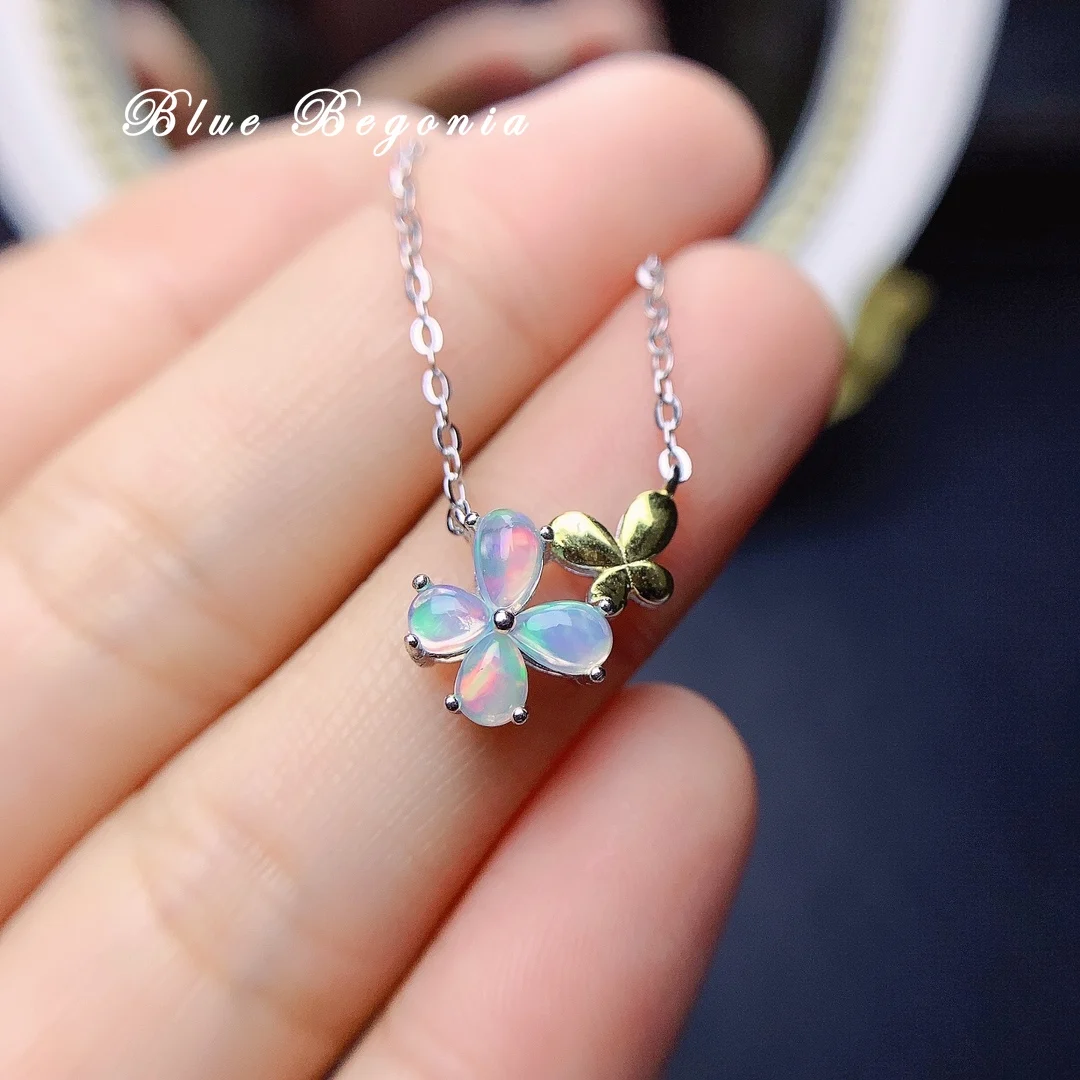 Natural Australia Opal Pendant for Women Anniversary Gift 3*4+3*5MM 4pcs Gemstone Necklace Fine Jewelry 925 Sterling Silver
Natural Australia Opal Pendant for Women Anniversary Gift 3*4+3*5MM 4pcs Gemstone Necklace Fine Jewelry 925 Sterling Silver