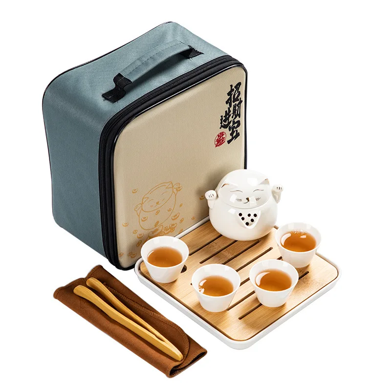 New 2024Vintage Kung Fu Tea Set Portable Teapot Set, Equipped with Tea Brewers and Portable One Piece Gift Bag Tea Set
New 2024Vintage Kung Fu Tea Set Portable Teapot Set, Equipped with Tea Brewers and Portable One Piece Gift Bag Tea Set