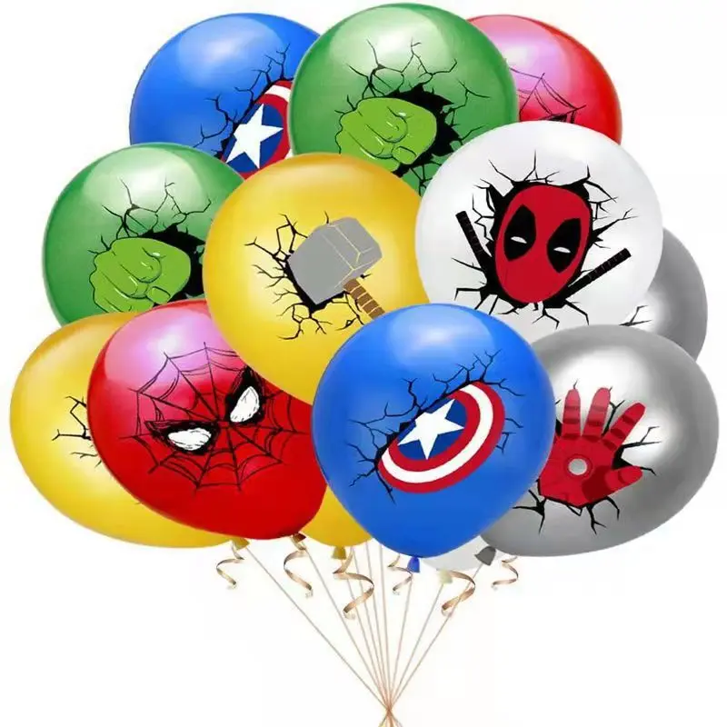 Super Hero Marvel Spider Man US Captain Iron Man Latex Balloon Set for Children's Birthday Party Baby Shower Decorations 20pcs
Super Hero Marvel Spider Man US Captain Iron Man Latex Balloon Set for Children's Birthday Party Baby Shower Decorations 20pcs