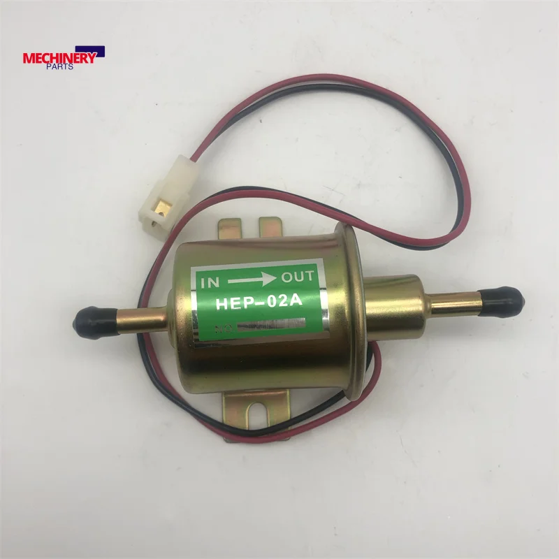 High Quality Low Pressure Gasoline Electric Fuel Pump HEP-02A 12V for Car Motorcycle Diesel Pump Fuel Transfer Pump Excavator
High Quality Low Pressure Gasoline Electric Fuel Pump HEP-02A 12V for Car Motorcycle Diesel Pump Fuel Transfer Pump Excavator