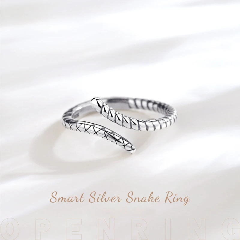 2024 925 Sterling Silver Snake Shaped Animal Women Girl Opening Adjustable Ring Minimalist Charm Trend Y2k Fashion Jewelry Gift
2024 925 Sterling Silver Snake Shaped Animal Women Girl Opening Adjustable Ring Minimalist Charm Trend Y2k Fashion Jewelry Gift