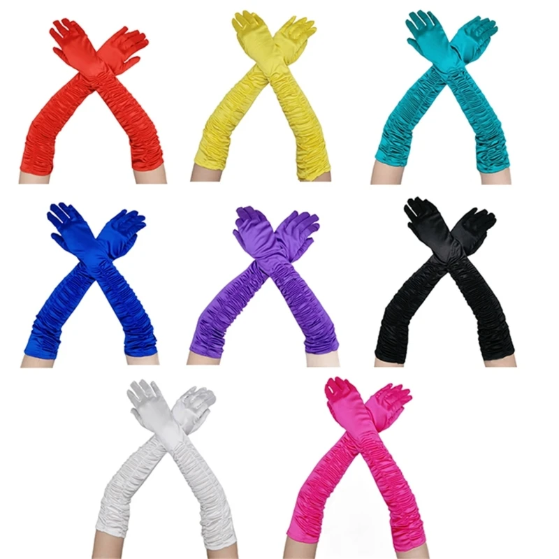 Атласные длинные перчатки для женщин, свадебные перчатки, перчатки для выступлений, танцевальные перчатки, платья, перчатки для
Атласные длинные перчатки для женщин, свадебные перчатки, перчатки для выступлений, танцевальные перчатки, платья, перчатки для