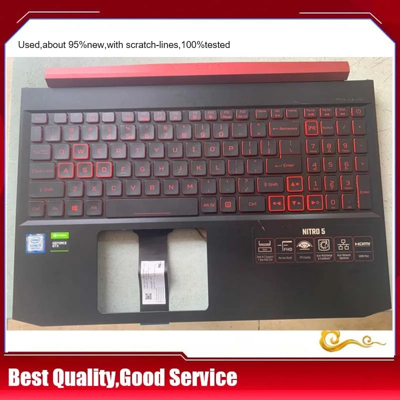 Новинка 90%, yuэлектронная Подсветка для Acer Nitro 5 r Nitro 5, английская клавиатура, верхняя крышка, подсветка
Новинка 90%, yuэлектронная Подсветка для Acer Nitro 5 r Nitro 5, английская клавиатура, верхняя крышка, подсветка
