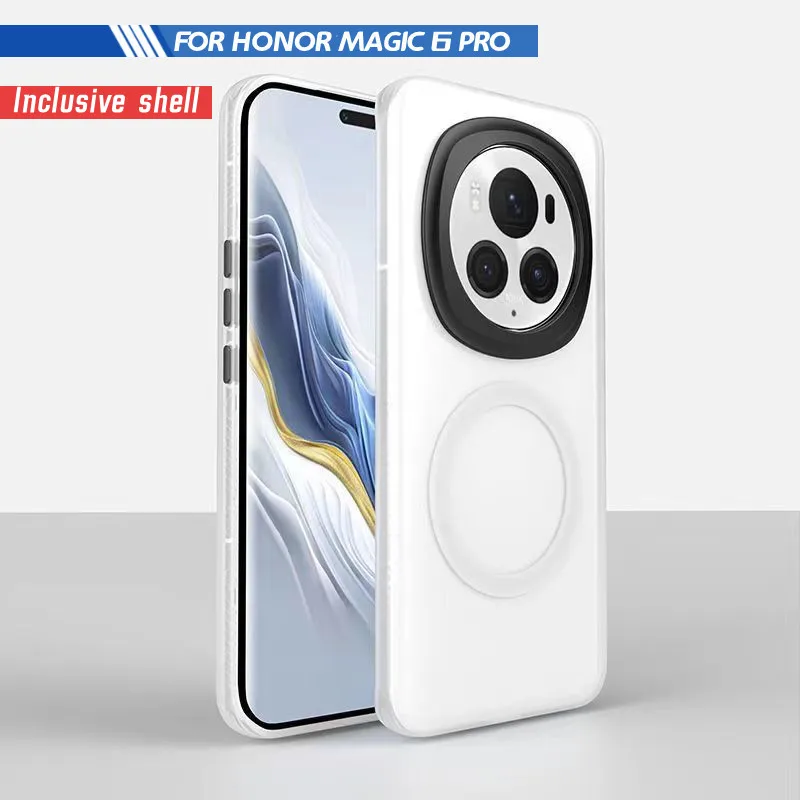 Новый матовый Магнитный полупрозрачный чехол для телефона Honor Magic 6 Pro, защитный чехол Magsafe с полной защитой от падения и беспроводной зарядкой
Новый матовый Магнитный полупрозрачный чехол для телефона Honor Magic 6 Pro, защитный чехол Magsafe с полной защитой от падения и беспроводной зарядкой