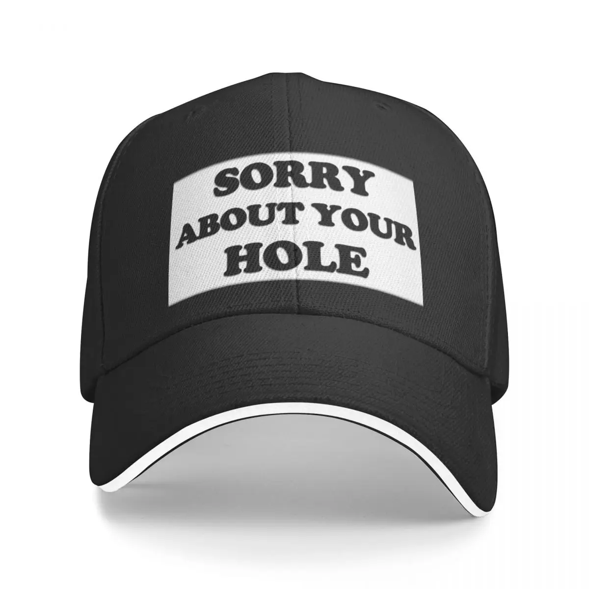Copy of Sorry About Your Hole(BLACK) Baseball Cap Sunhat tea Hat Horse Hat Women's Beach Outlet 2024 Men's
Copy of Sorry About Your Hole(BLACK) Baseball Cap Sunhat tea Hat Horse Hat Women's Beach Outlet 2024 Men's