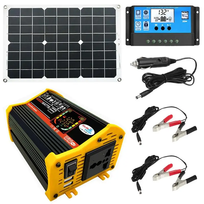 Solar Generator With Panels Solar Panel Kit With Inverter And Solar Panels Complete Solar Power System With Battery And Inverter
Solar Generator With Panels Solar Panel Kit With Inverter And Solar Panels Complete Solar Power System With Battery And Inverter
