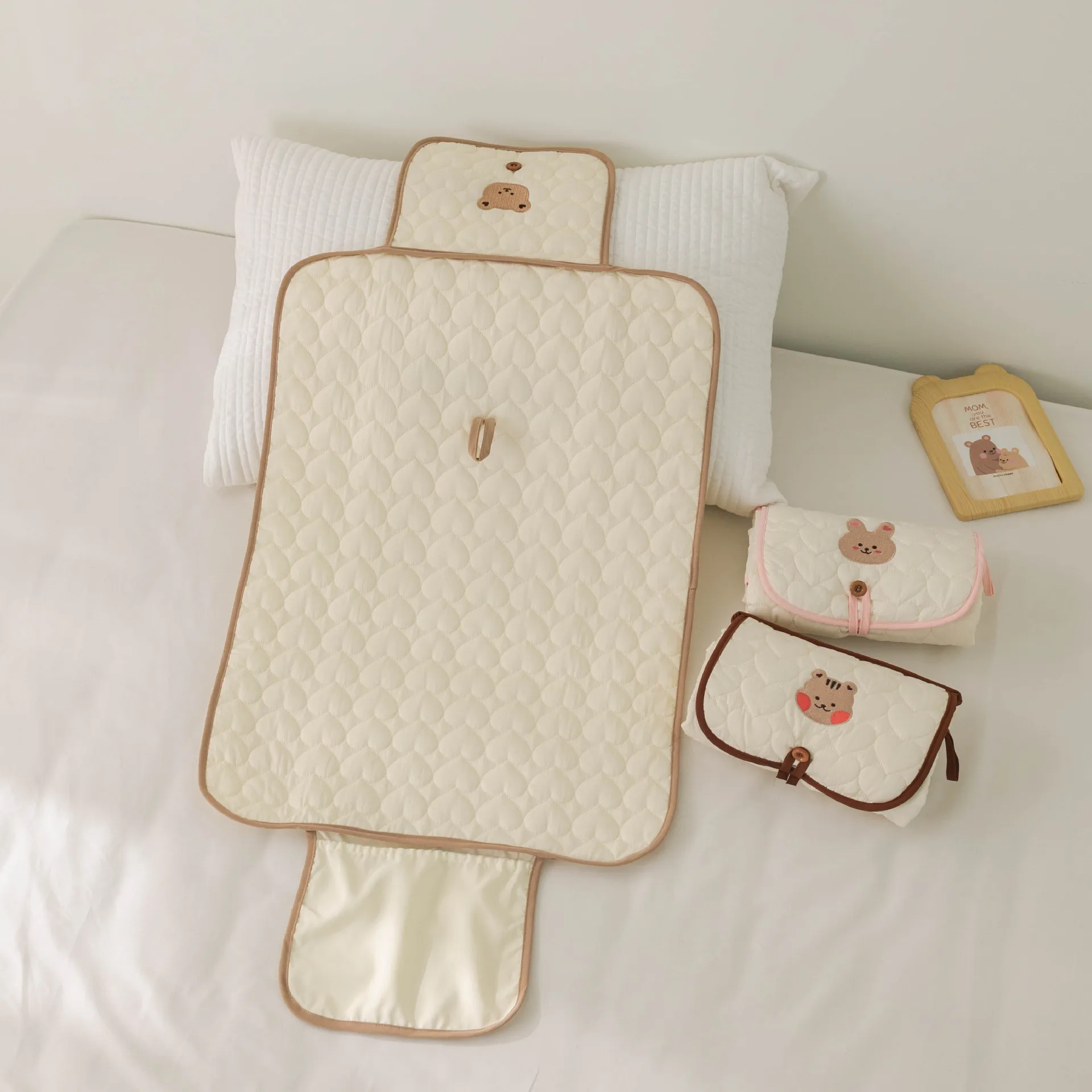 Детский пеленальный коврик, складные подгузники, водонепроницаемые предметы для новорожденных, постельное белье, детское белье 
Детский пеленальный коврик, складные подгузники, водонепроницаемые предметы для новорожденных, постельное белье, детское белье