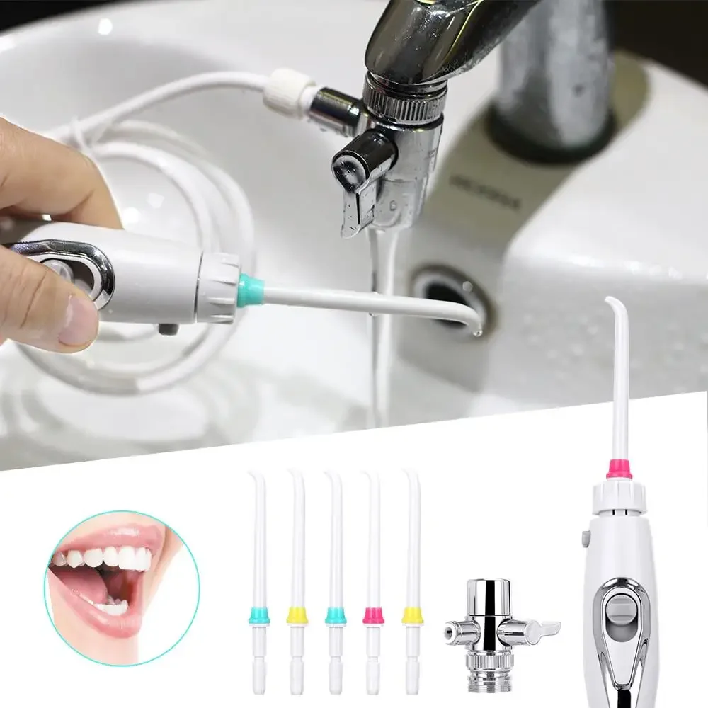 Faucet Oral Irrigator Water Jet Toothbrush Flosser Dental Implements Care Tooth Cleaner
Faucet Oral Irrigator Water Jet Toothbrush Flosser Dental Implements Care Tooth Cleaner