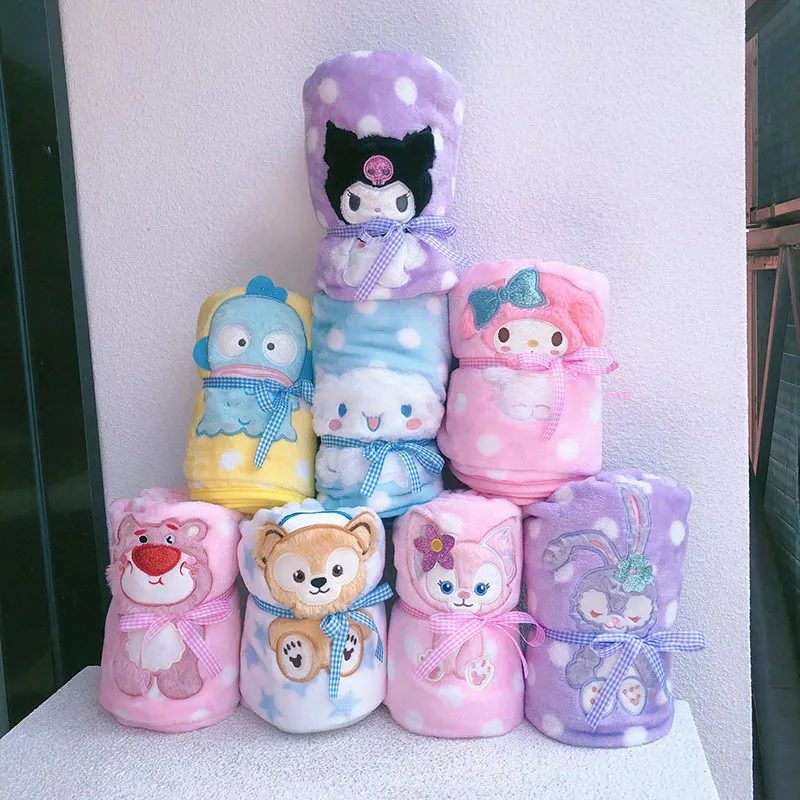 Sanrio Kawaii Kuromi My Melody Cinnamoroll Cute Cartoon Coral Fleece Roll Blanket Napping Blanket Air Conditioning Blanket
Sanrio Kawaii Kuromi My Melody Cinnamoroll Cute Cartoon Coral Fleece Roll Blanket Napping Blanket Air Conditioning Blanket
